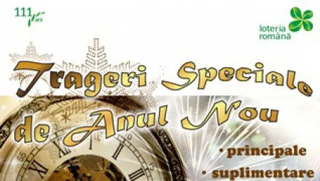 LOTO. Extrageri speciale de Anul Nou. Realitatea.net vă anunță numerele câștigătoare