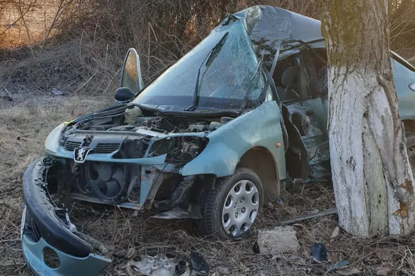 Accident grav în Constanţa: Au intrat cu mașina în pom. O persoană decedată și una în comă