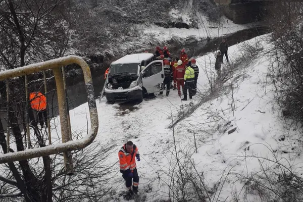 Accident cu 7 victime, în județul Sibiu - VIDEO