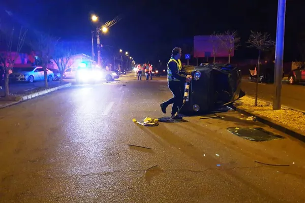 Accident spectaculos în Craiova. Cine era la volan