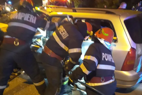 Accident rutier grav. Sunt patru victime. Un bărbat a murit