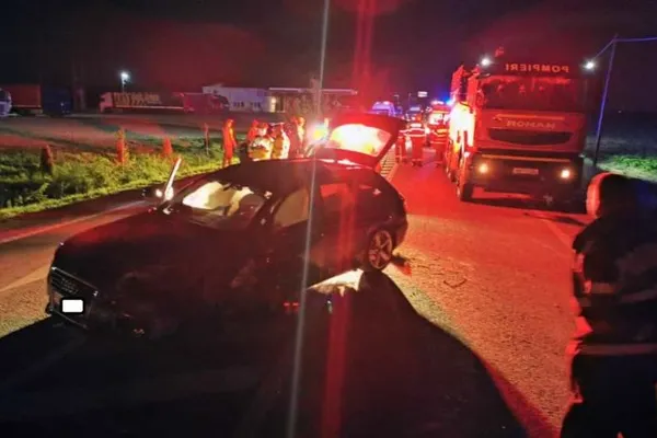 Accident grav cu un microbuz, 9 victime. S-a activat PLANUL ROȘU de intervenție