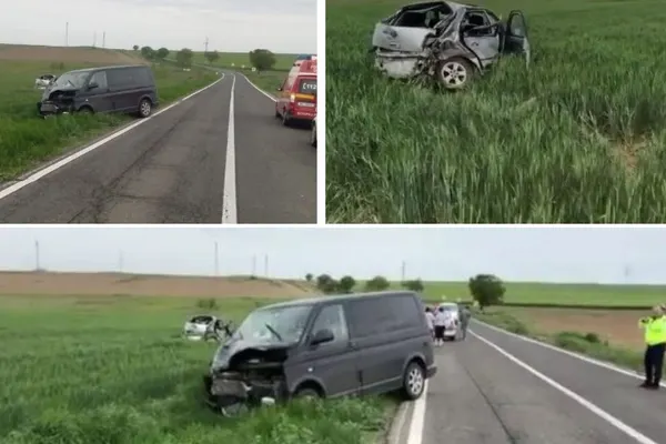 Accident groaznic după ce un șofer de 20 de ani a intrat pe contrasens