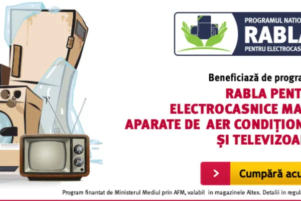 Altex - Programul Rabla pentru electrocasnice - Ce presupune