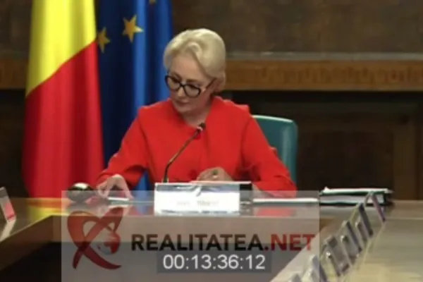 Cine a apelat-o pe Viorica Dăncilă în timpul ședinței de guvern? Vezi imaginile!