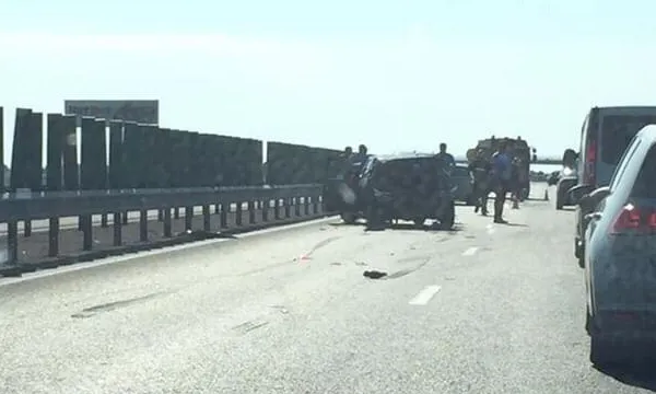 Carambol pe autostrada Soarelui! Cinci mașini implicate într-un accident