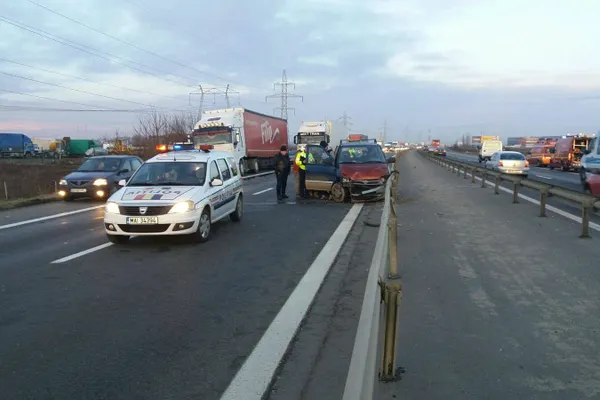 Accident grav pe Autostrada A1