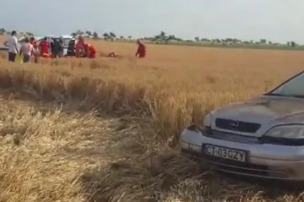Accident grav, în Constanța. Mașini aruncate în câmp: 4 victime