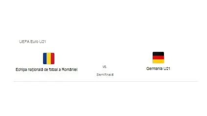 LIVE ROMÂNIA U21 - GERMANIA U21. Ziua meciului. Semifinala ROMÂNIA - GERMANIA se joacă azi, 27 iunie
