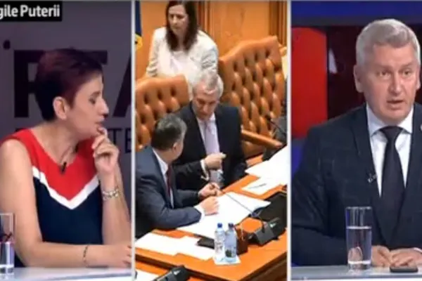 Scandal în platoul Realitatea TV, între Ioana Ene Dogioiu şi Florin Roman (VIDEO)