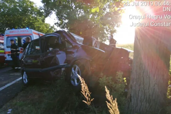 Tragedie pe şosea: un mort şi doi răniţi după un accident în judeţul Constanţa