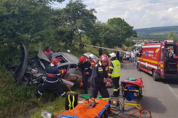 Accident la ieșirea din București pe A3.Trei mașini implicate în accident