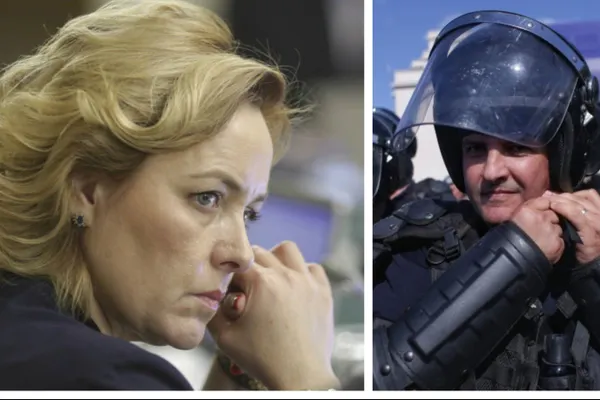 Legea lui Carmen Dan care dă puteri sporite polițiștilor, votată miercuri. USR: Atac la protestatari