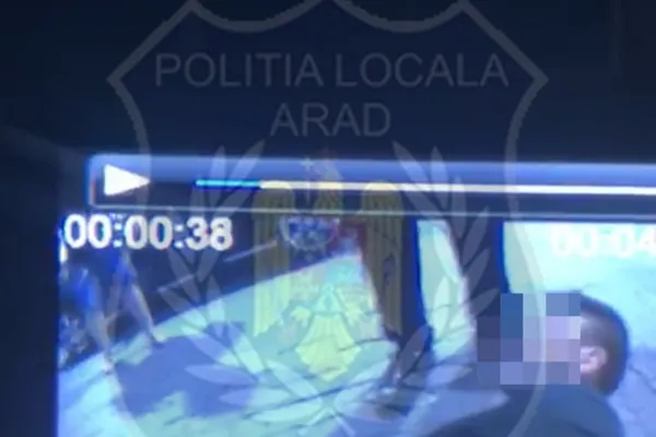 Scandal între 4 bărbați, la o benzinărie din Arad. 2 bărbați, imobilizați de către polițiștii locali