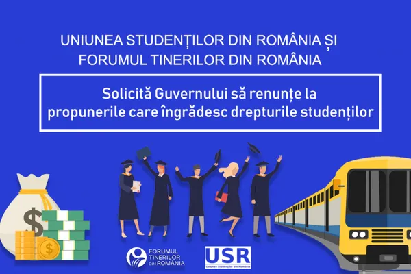 Studenții cer Guvernului să nu le limiteze facilitățile