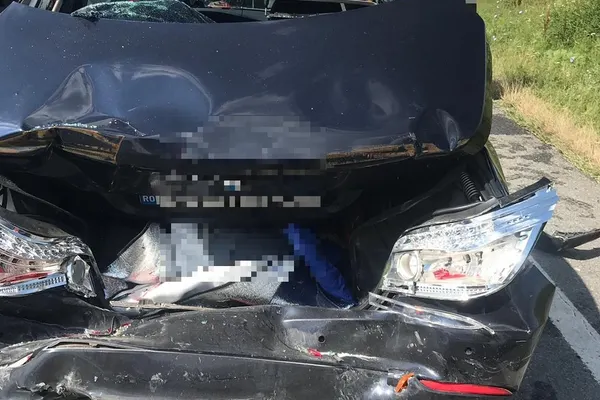 Accident GRAV, în Olt. Două persoane la spital