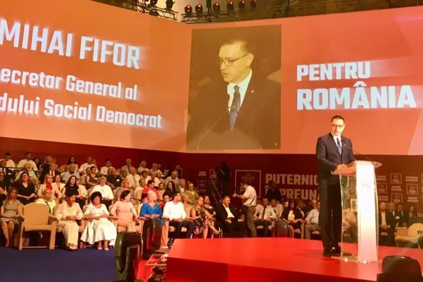 Mihai Fifor, între elogii și criminalitate, la congresul PSD
