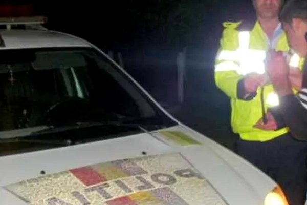 Bărbat aproape de comă alcoolică, prins de polițiști în Timiș. Ce alcoolemia avea?