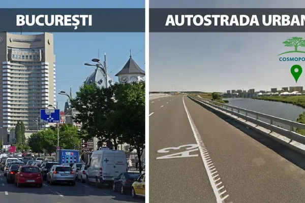Cosmopolis are acces la autostrada urbană. Ajungi rapid în Pipera, Aviatorilor sau Aurel Vlaicu (P)