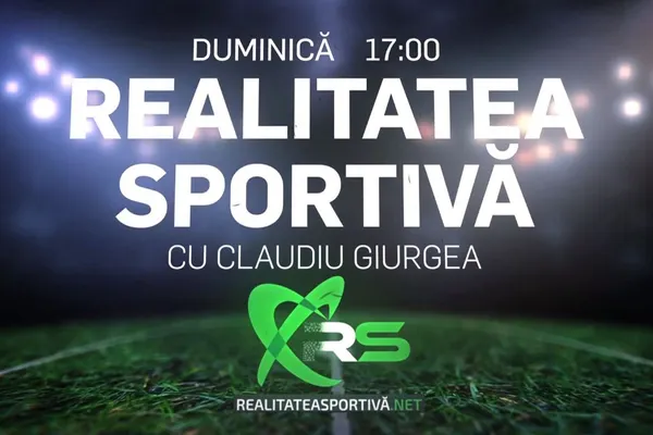 Realitatea Sportivă, cu Claudiu Giurgea, o nouă emisiune la Realitatea TV
