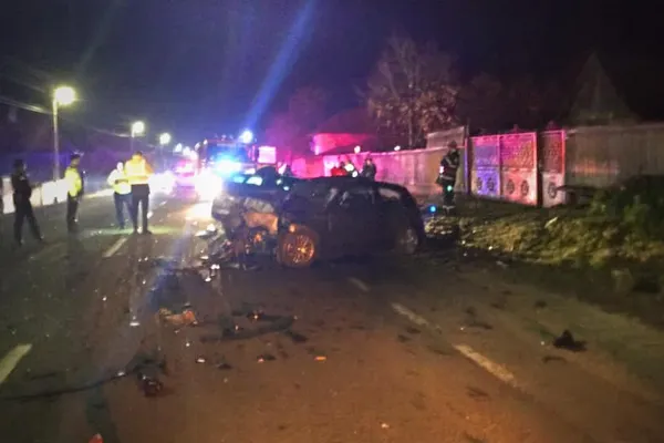 Accident grav în Cluj: Două victime. Imagini cumplite de la fața locului