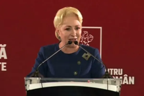 Dăncilă, întrebată de Realitatea PLUS despre broșe și ceas: "Întrebați-l pe Iohannis de ce a pierdut a șasea casă și apoi vă răspund și eu"