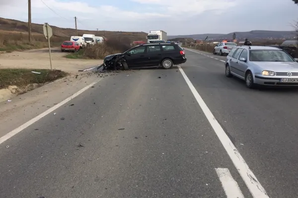 Accident pe centura Clujului! Doi bărbaţi au fost răniţi. FOTO