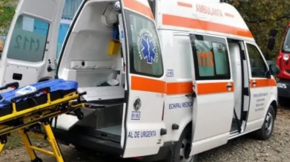 Accident cumplit, în jud. Dâmbovița: 2 victime, 4 mașini făcute praf
