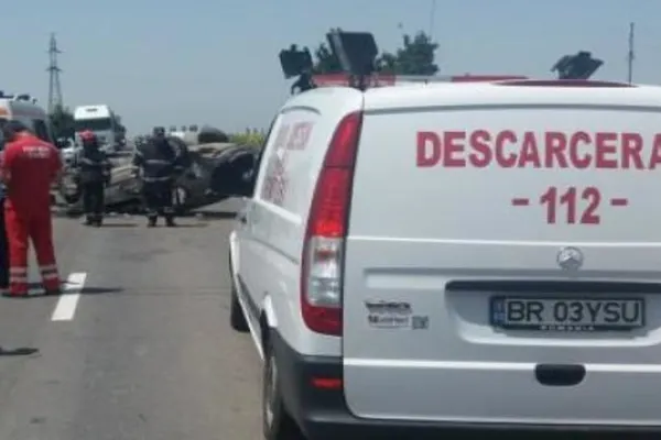 Accident cumplit, în județul Brăila: un mort, după un impact devastator