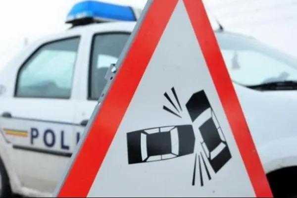 Accident cumplit! Un TIR s-a răsturnat și a ars ca o torță