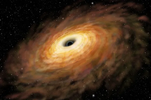 NASA: o gaură neagră supermasivă declanşează procese de naştere stelară