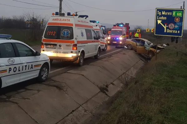 Accident îngrozitor în Cluj, la primele ore ale dimineții. Doi oameni au murit pe loc