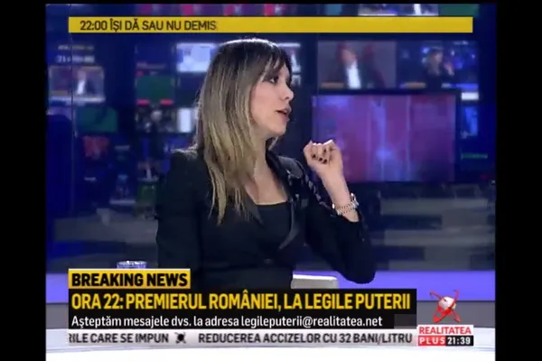 VIDEO Emisiune incendiară la Realitatea Plus! Denise Rifai l-a dat afară din platoul "Legile Puterii" pe Radu Cristescu