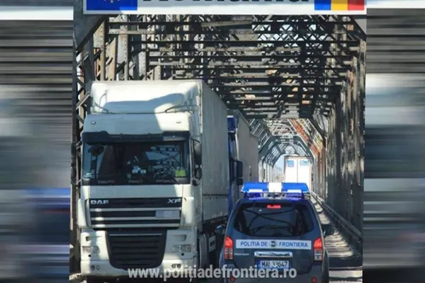 Doi iranieni, mamă și fiu, prinși la frontiera Giurgiu. Ce-au făcut polițiștii