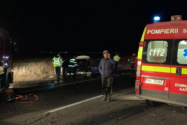 Patru răniți în urma unui accident  cumplit la Buzău