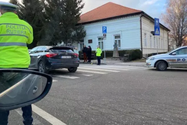 Bărbat accidentat pe o trecere de pietoni din Sfântu Gheorghe