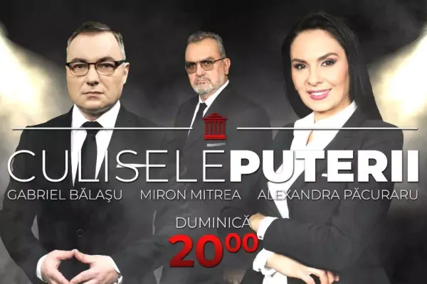CULISELE PUTERII, o nouă emisiune la Realitatea PLUS. Care sunt jocurile, tensiunile și aranjamentele din spatele scenei politice