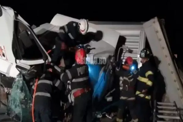 Șofer de tir, mort într-un grav accident