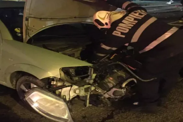 Accident provocat de o șoferiță care nu a cedat trecerea