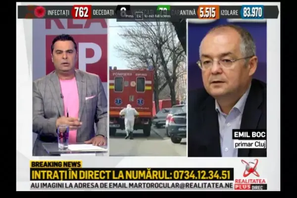 Boc, la Realitatea PLUS: „Vârstnicii, prioritatea zero pentru Primărie”