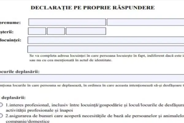 Declaraţii tipizate şi măşti de protecţie distribuite de polițiștii maramureșeni persoanelor vârstnice