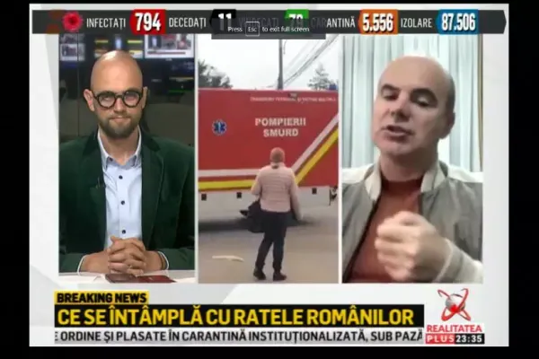 Rareș Bogdan, la Realitatea PLUS: Guvernul nu a acționat autoritar în relația cu băncile. Au gândit în spiritul colaborării