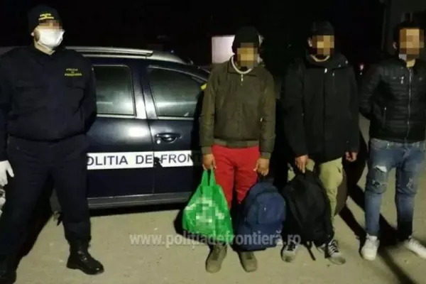 Trei algerieni au fost prinși la granița cu Ungaria. Intenționau să ajungă în Franța și în Germania