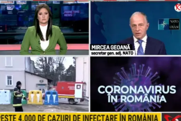 Mircea Geaonă, la Realitatea PLUS: „Nu avem militari români afectați de virusul corona”