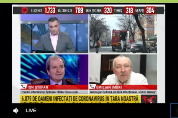 Emilian Imbri, la Realitatea PLUS: „Cred că este o idee bună prelungirea stării de urgență”