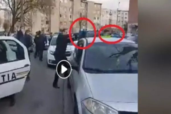VIDEO Rețineri și amenzi după atacul scandalos asupra polițiștilor din Hunedoara
