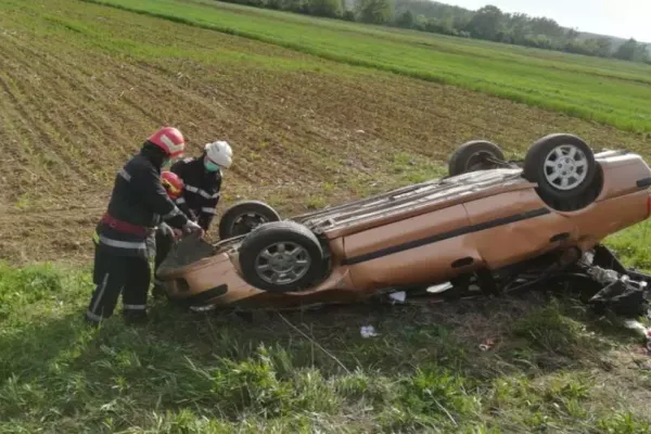 Grav accident în Mehedinți, patru oameni au ajuns spital
