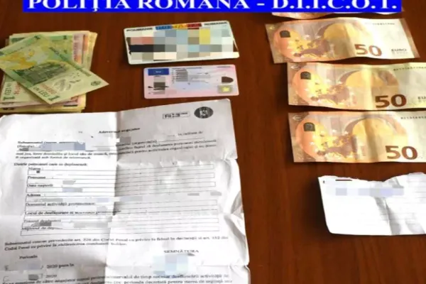 Neamț:  Grupare infracțională specializată în camătă și șantaj, destructurată de polițiști