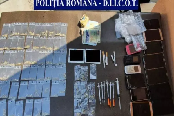 Două persoane reținute de polițiștii călărășeni pentru trafic cu substanțe psihoactive