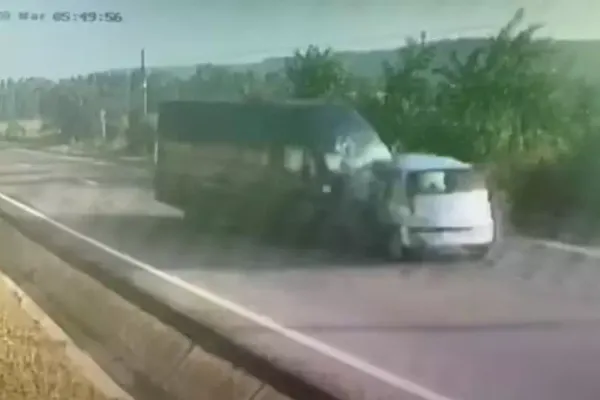 VIDEO Accident mortal în Vrancea, surprins pe camere de supraveghere